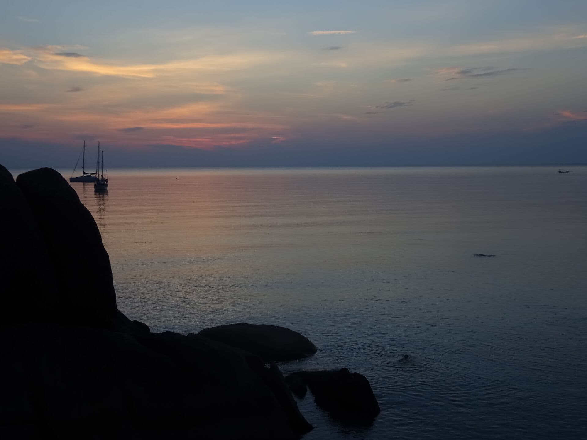 Twilight Sailboat — Koh Tao, Thailand