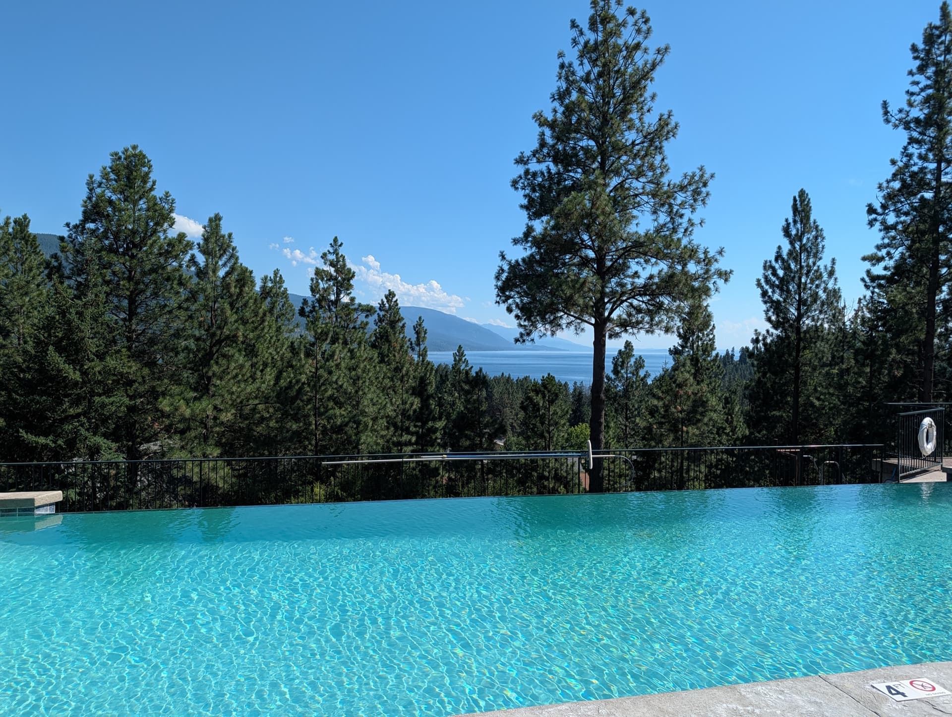 Poolside Over Flathead