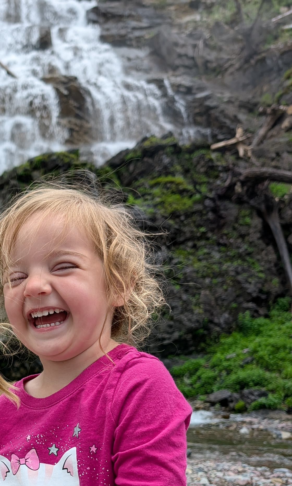 Clarabel at the Falls